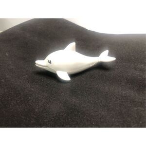 grey dolphin barbie cake topper sea world beach tropical bath 3.5 mattel